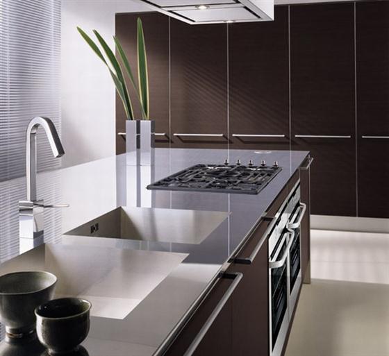 Contemporary Gray Kitchen Design With Italian Stylish | Design ...
