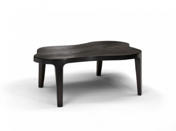 Black wooden Dining table