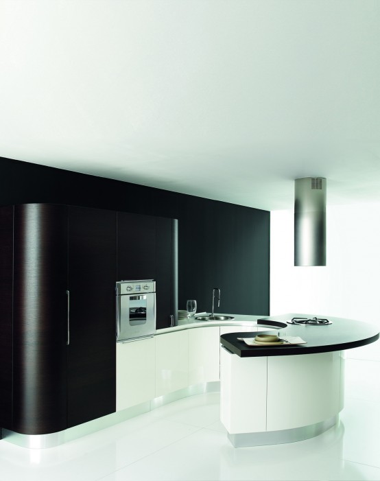 black white kitchen cabinets