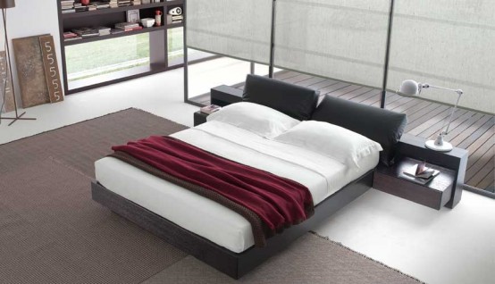 contemporary queen beds