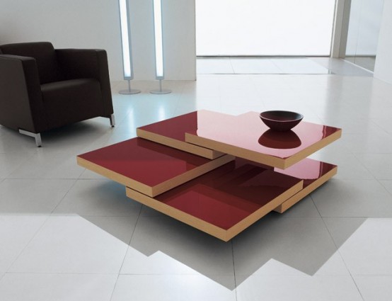 Rotor Coffee Table Design by Luciano Bertoncini (2) wood coffee table