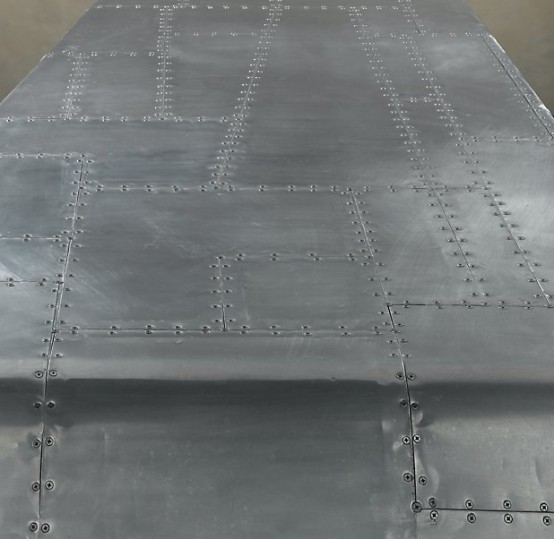 Steel wing office desk